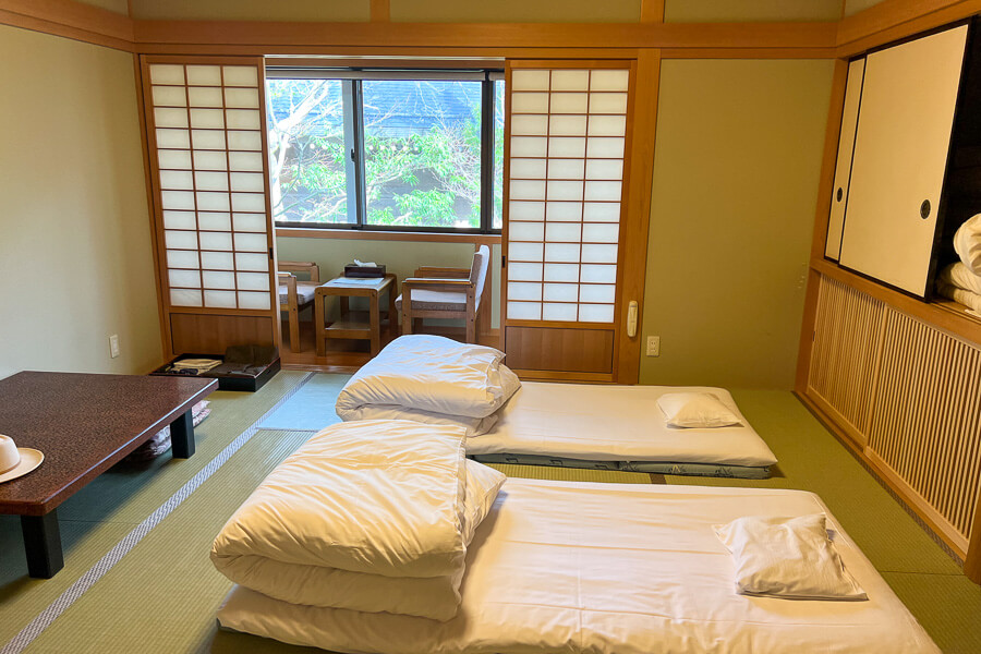 Relaxing room in Kyosan Temple Stay