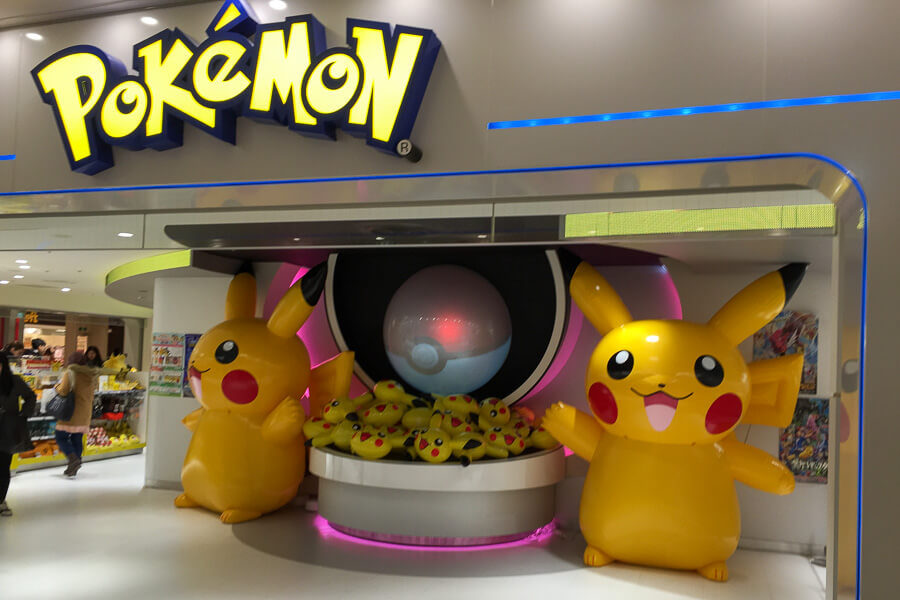 Pokemon Centre in Ikebukoro with its cute entrance