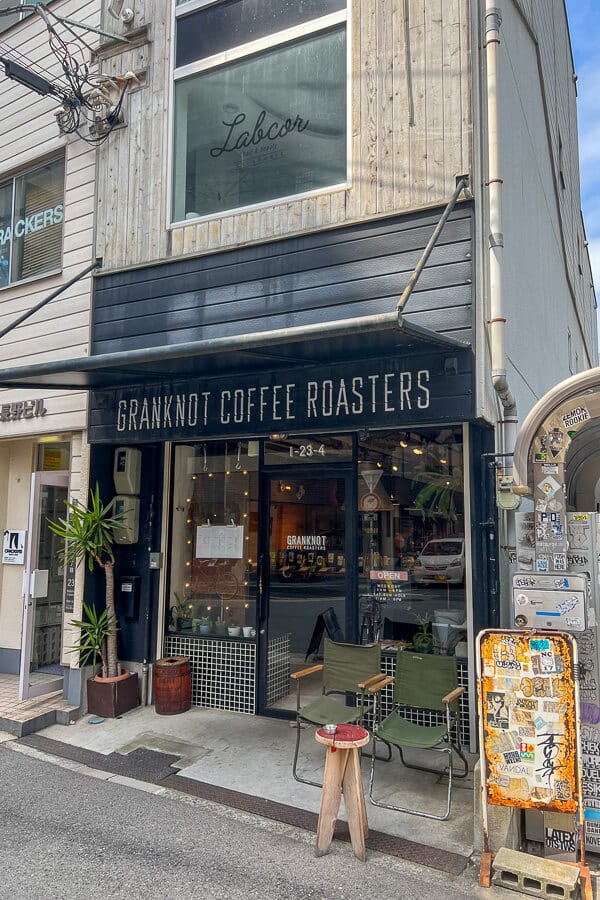 GranKnot Coffee serves delicious coffee in Osaka